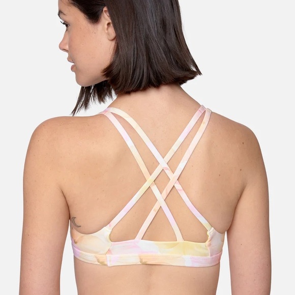 Hurley x Moore Aloha Max Hibiscus Scoop Bikini Top - Picture 5 of 6